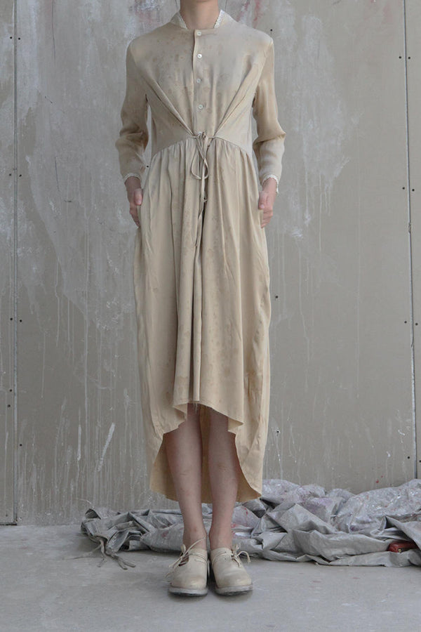 Aleksandr Manamis 2190690 Silk Tea Dye Shirt Dress